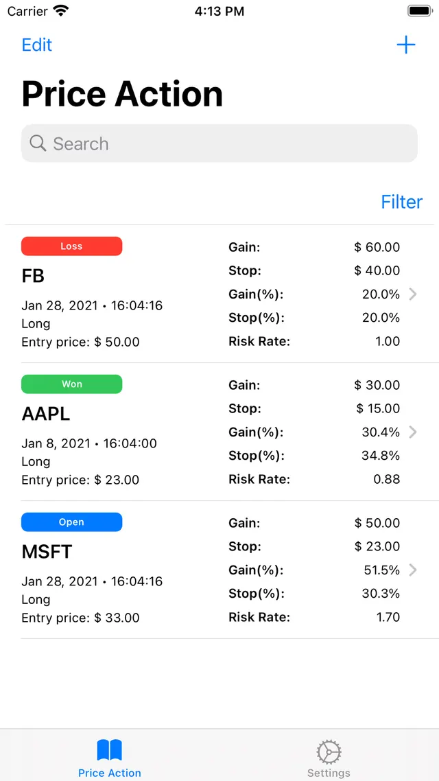 Price Action — capturas de tela 4