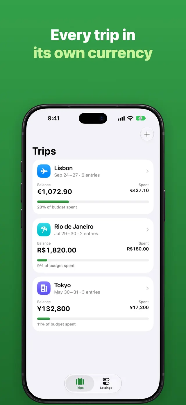 Despesas de Viagem — capturas de tela 6